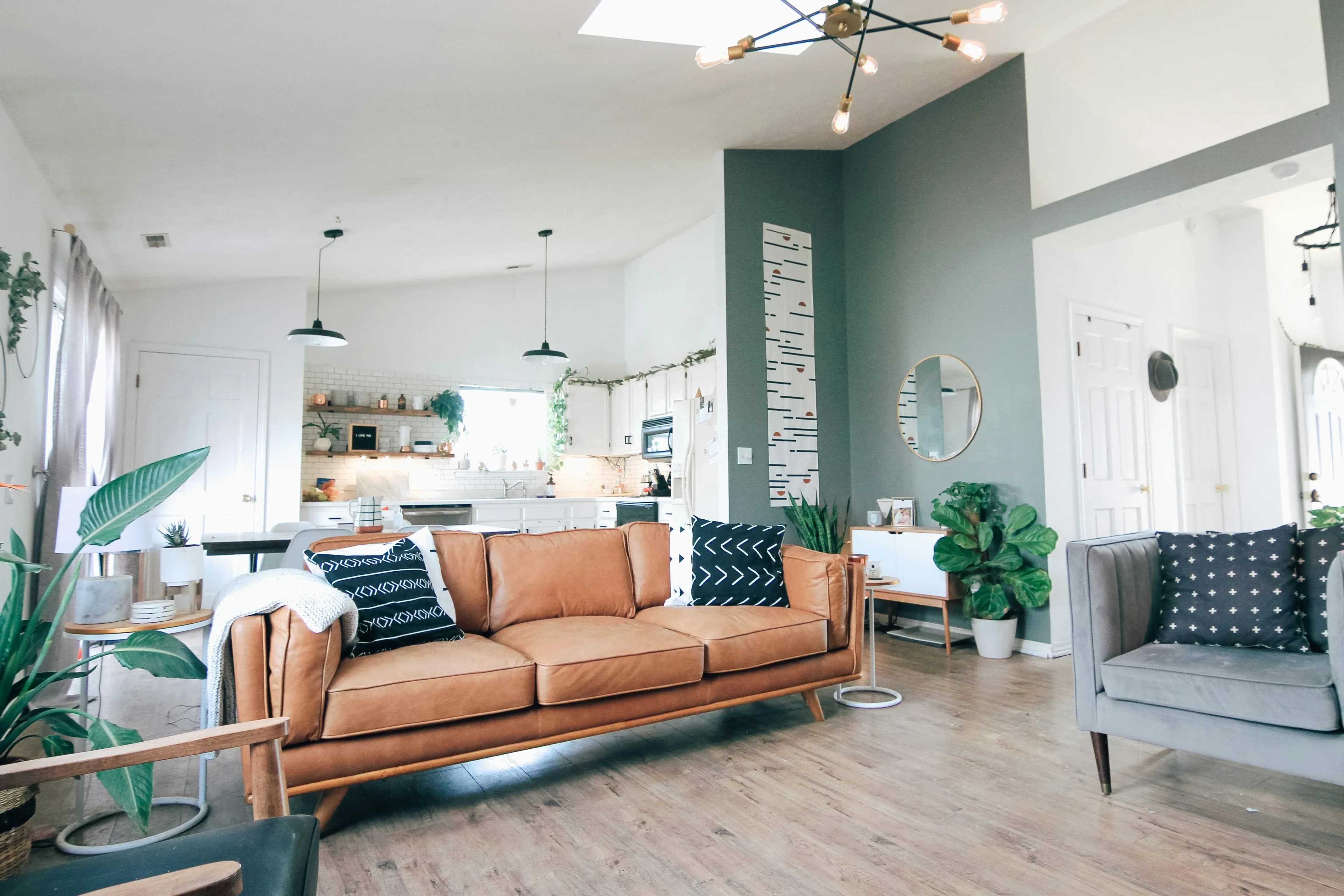 Interior of a neat family home.